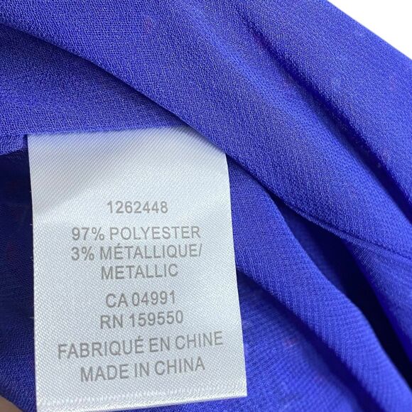 Maison d'Amelie Maxi Skirt Womens XS Blue Pull On Boho Hippie Flowy Lined NEW - Picture 10 of 12